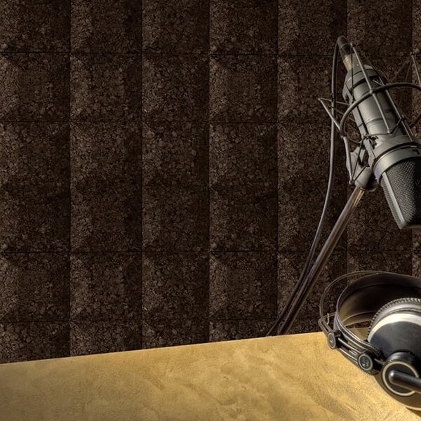 Pack of 9 square acoustic wall tile